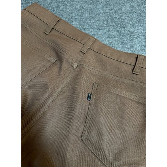 VINTAGE Levi's 517 Saddleman Men Pants 32x30 Brown Bootcut 80s USA - Picture 4 of 13